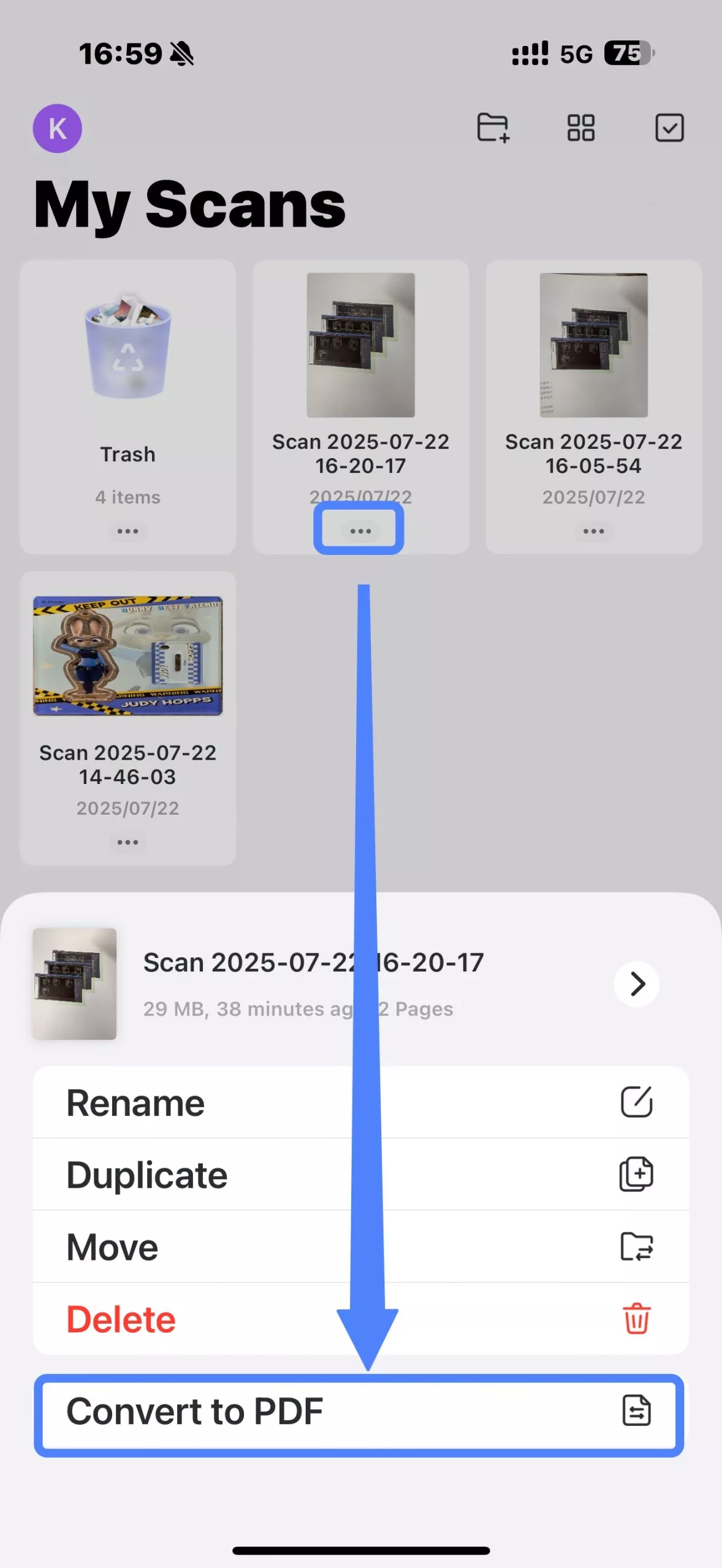 document convert to pdf