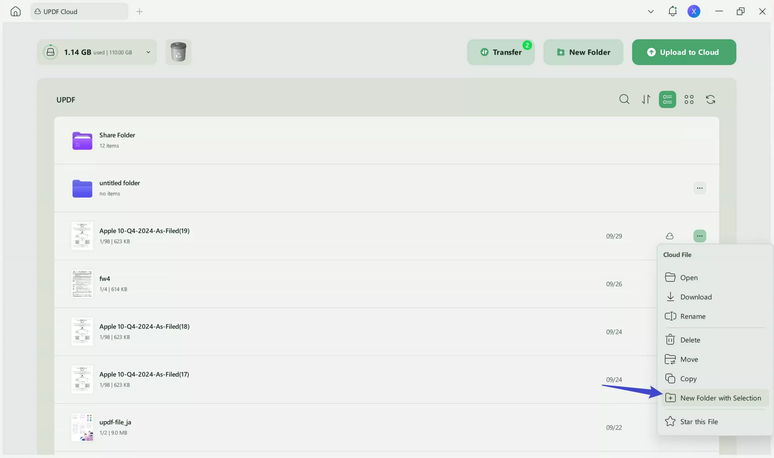download pdf from updf cloud