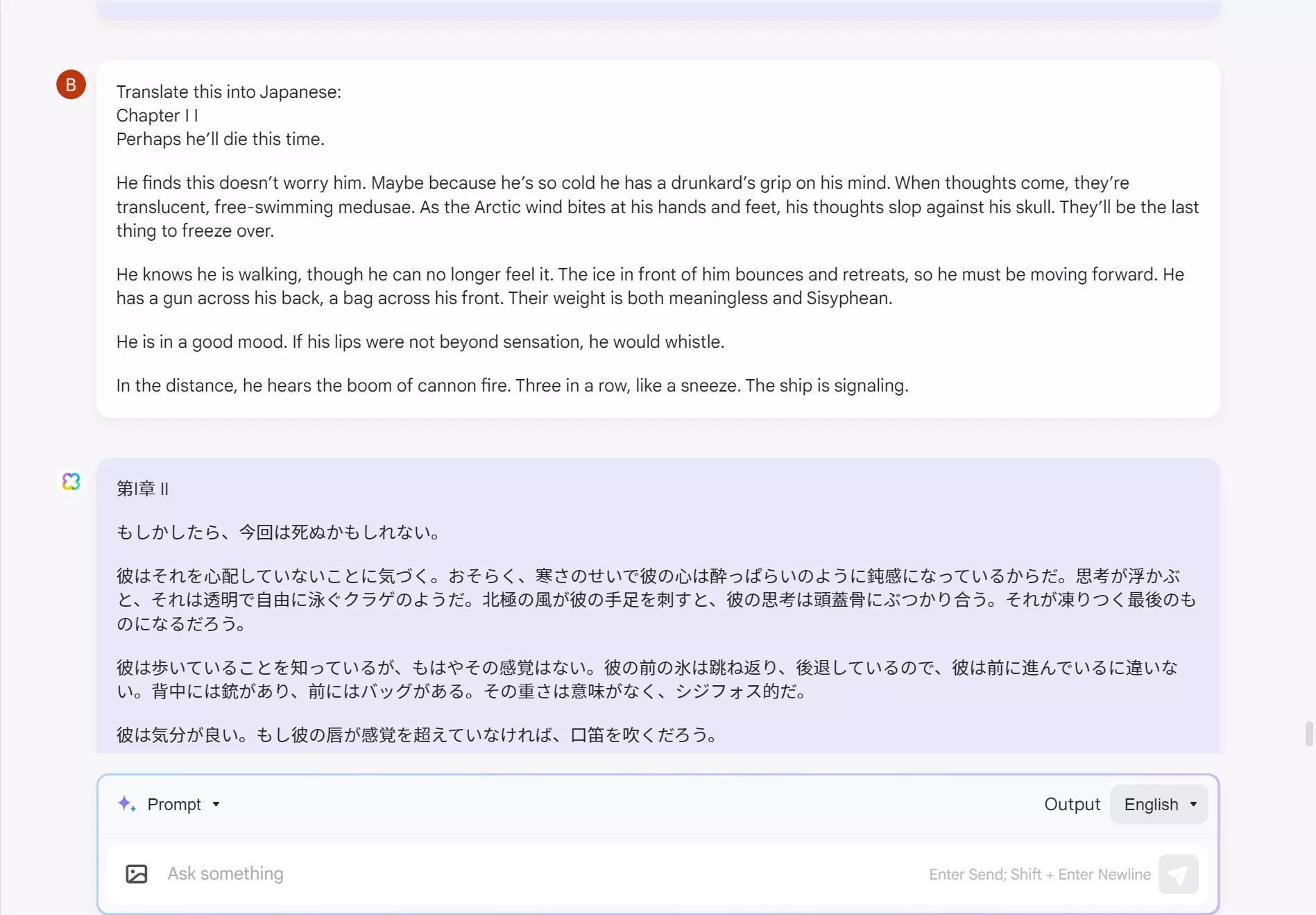 Summarizing and Translating