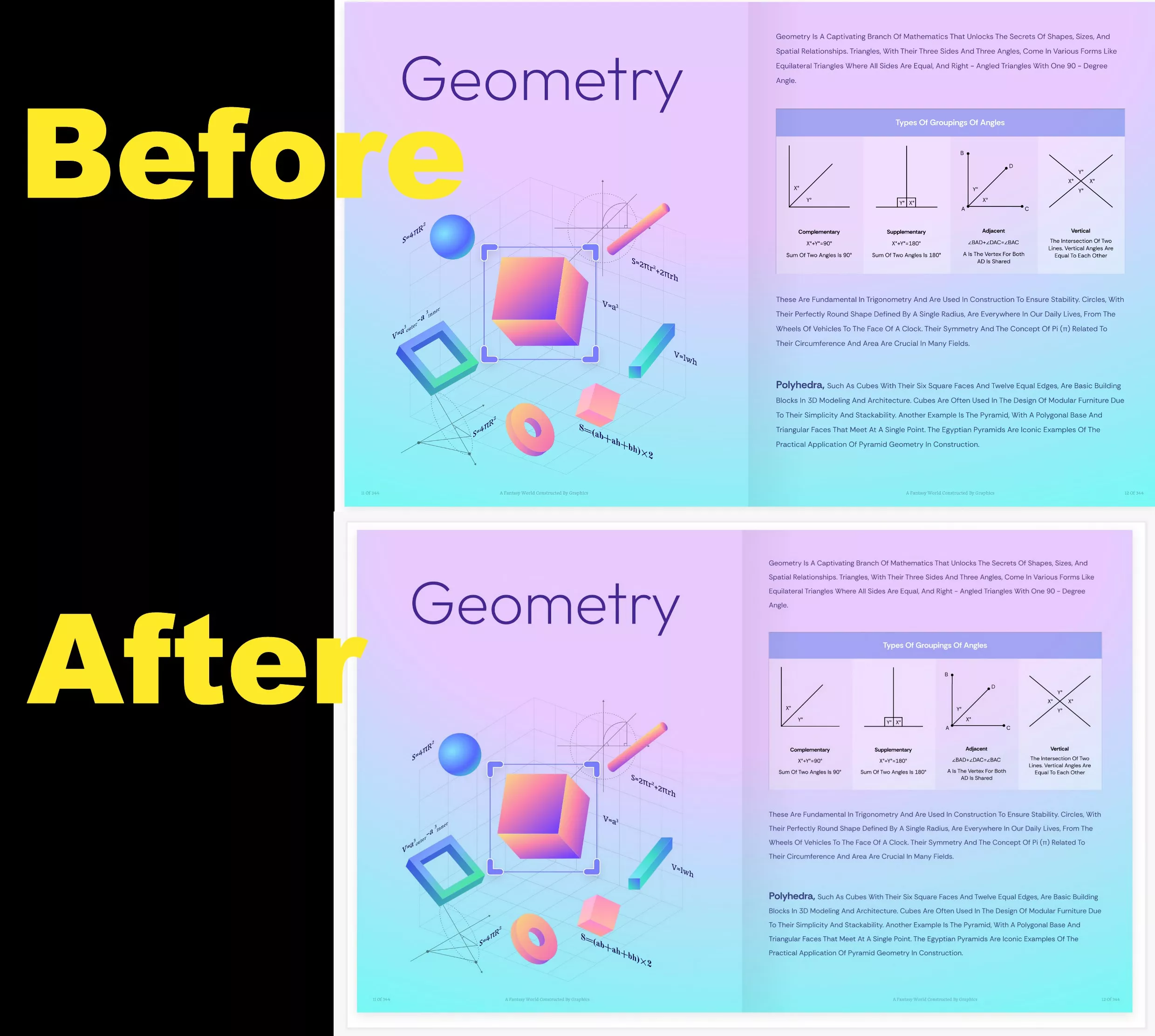 text under the page image ocr