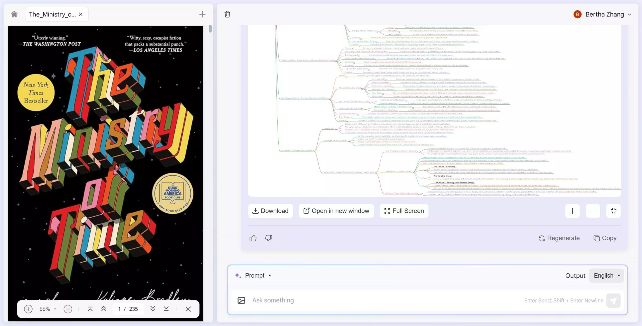 The Ministry of Time mind map
