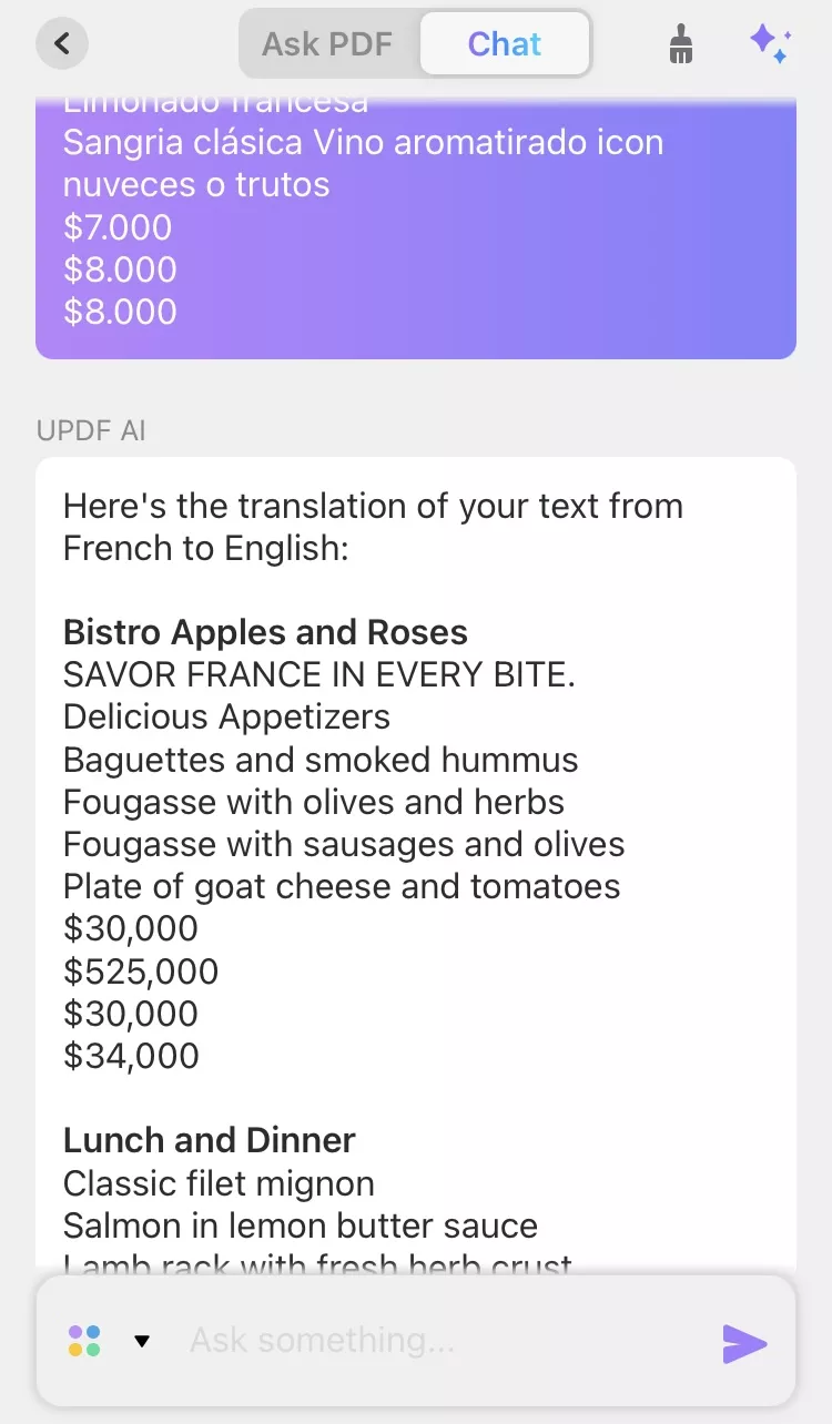 UPDF for ios helps you scan and translate successfully 2