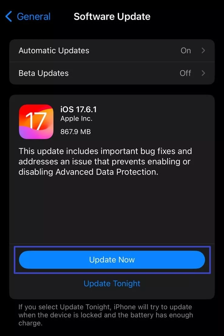 update iphone to latest version
