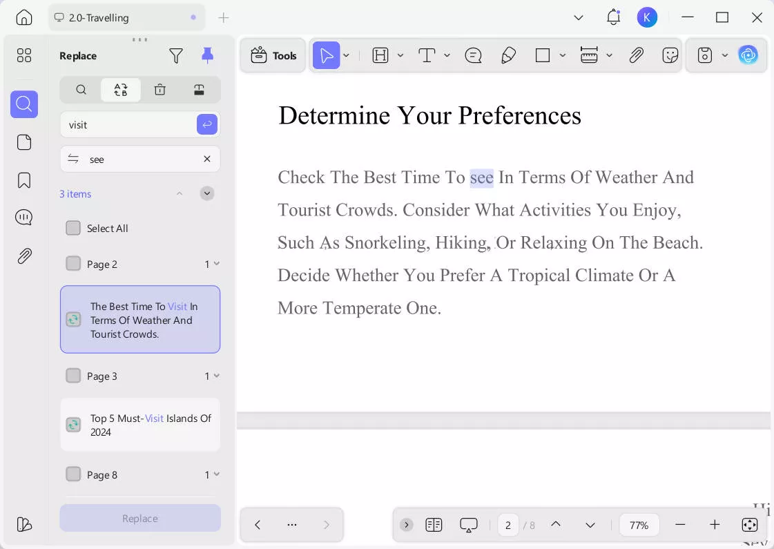 keep original formats after finding and replacing