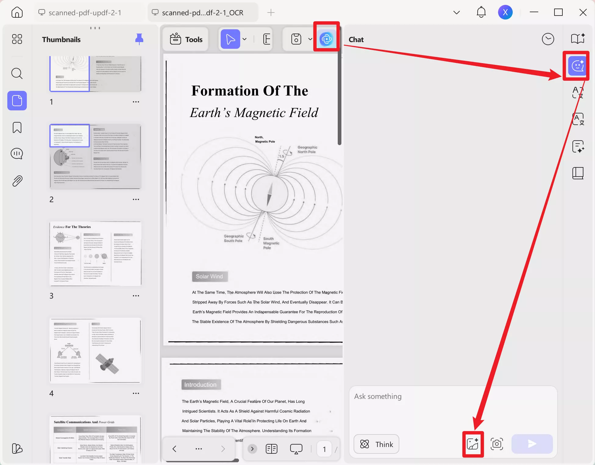 upload image to updf ai
