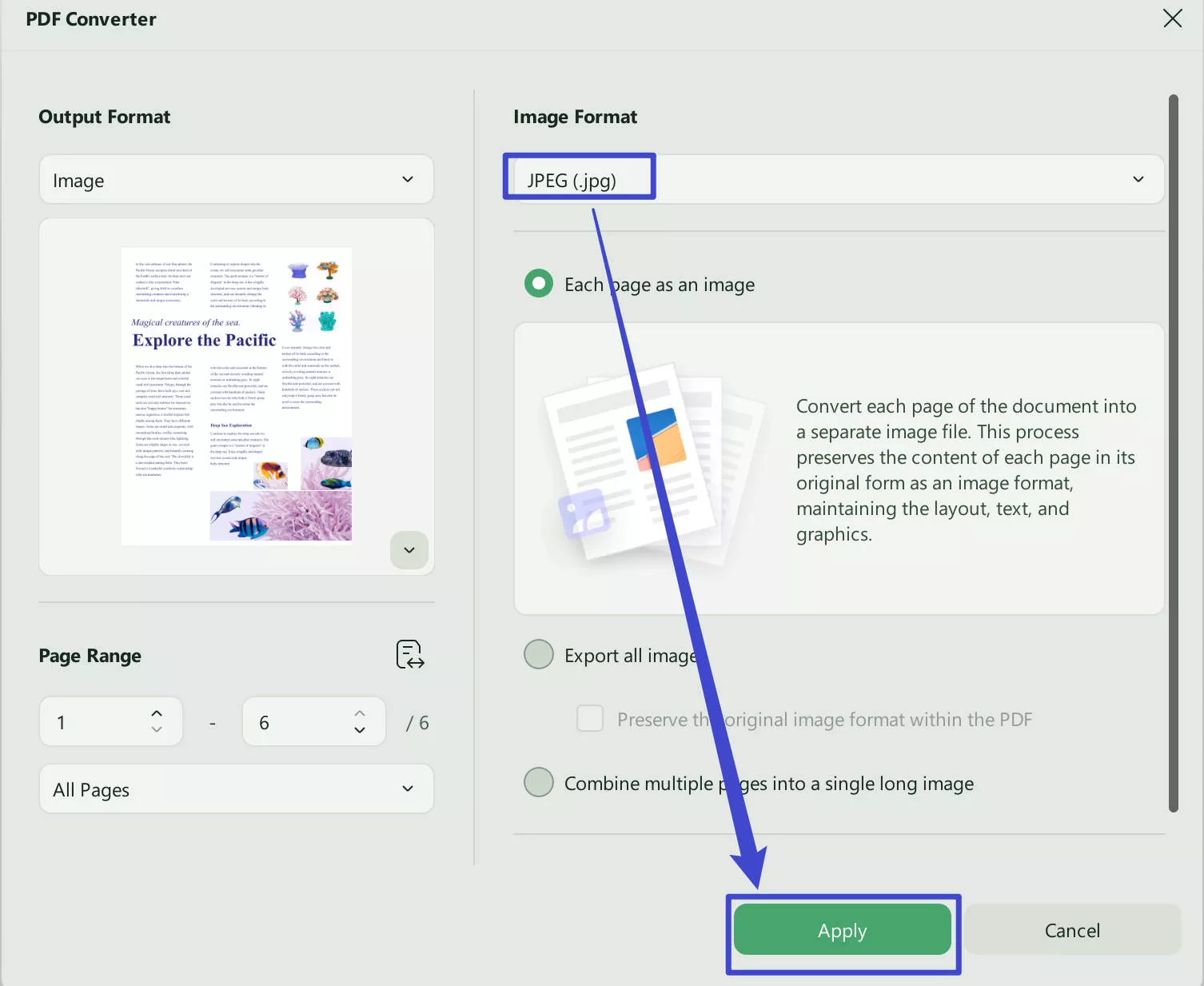 convert PDF to images