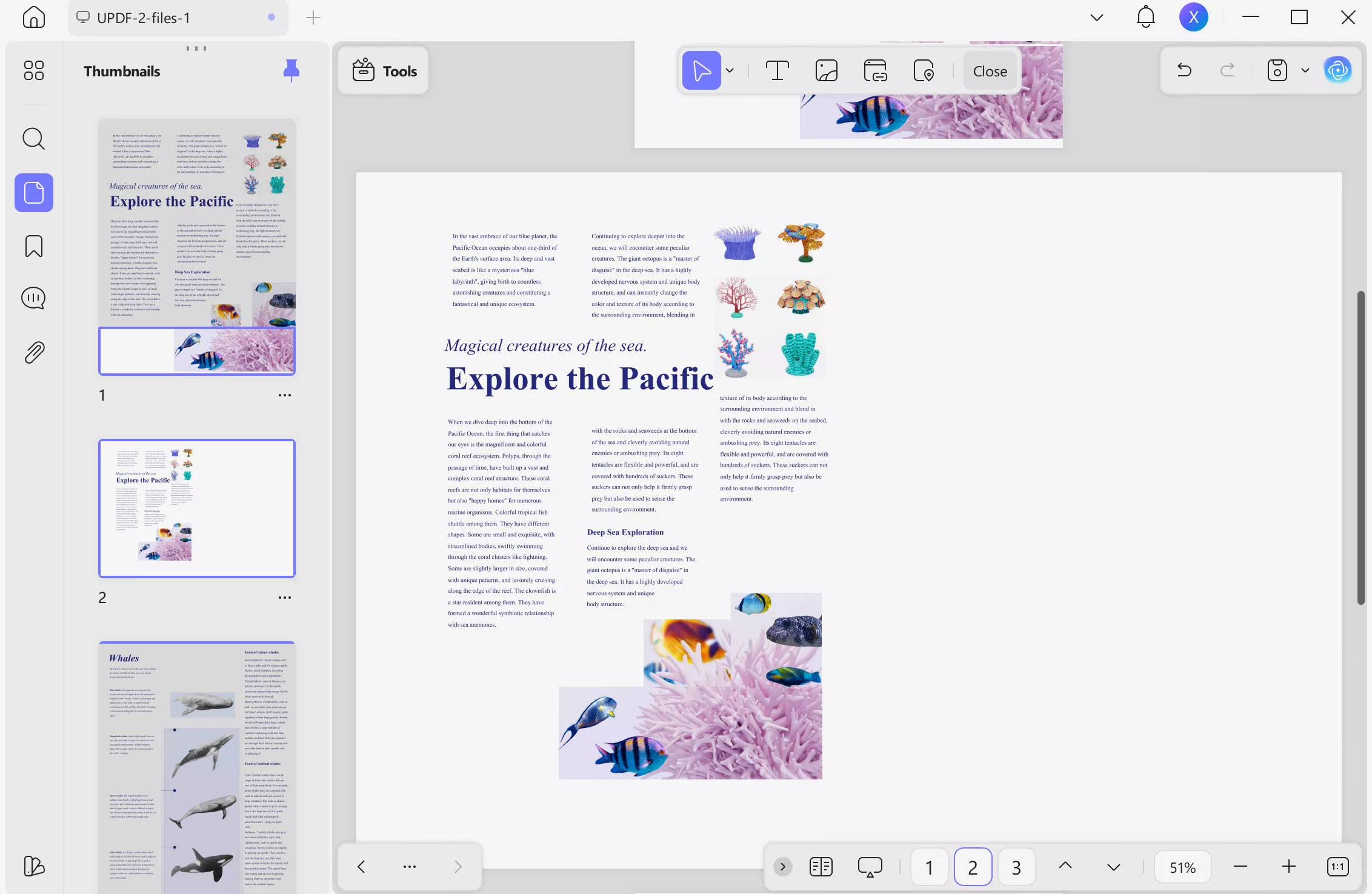 paste the first page