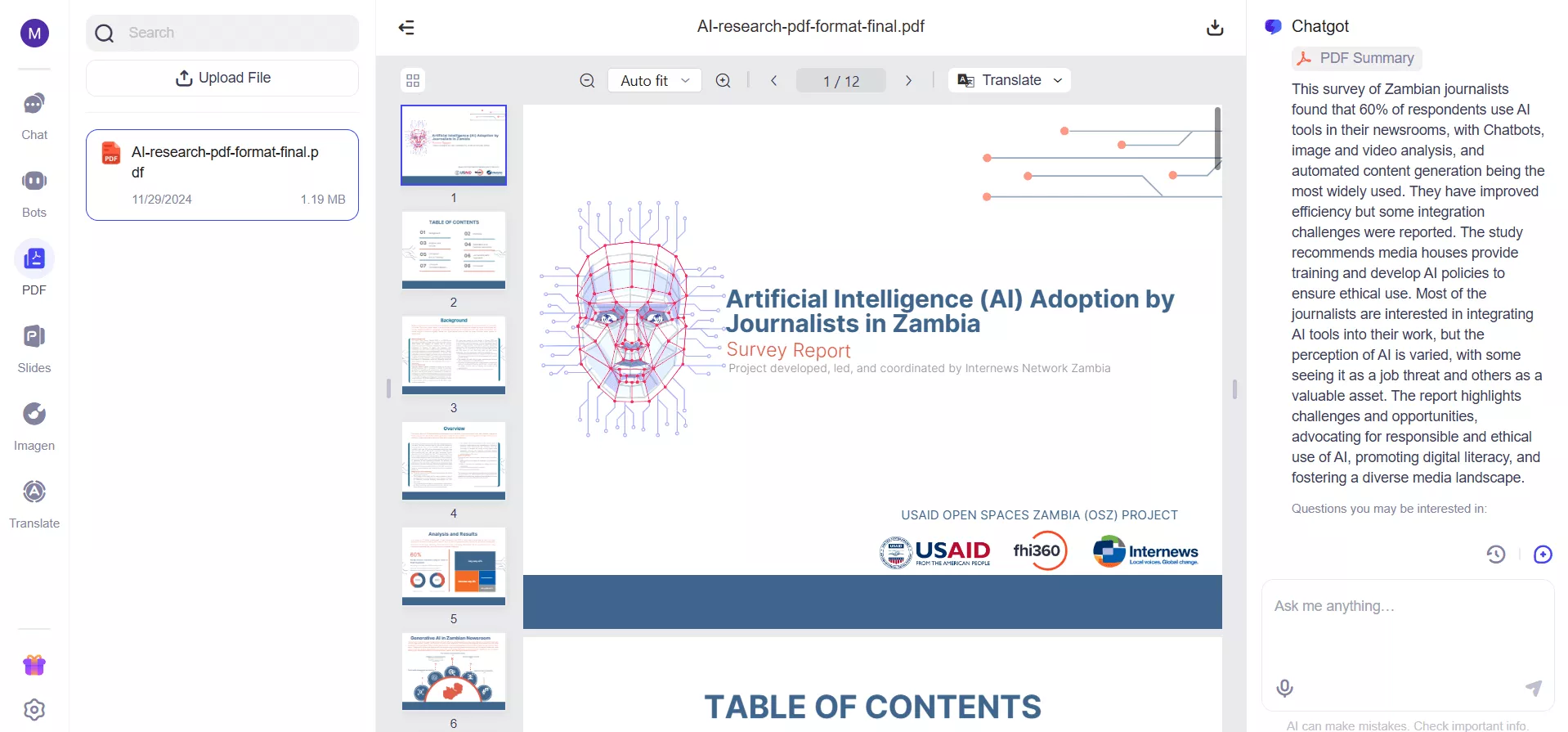 ChatGOT chat with PDF