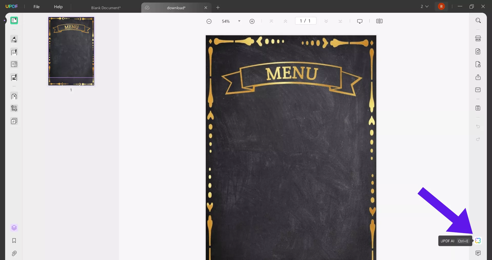 updf ai smart notes taker