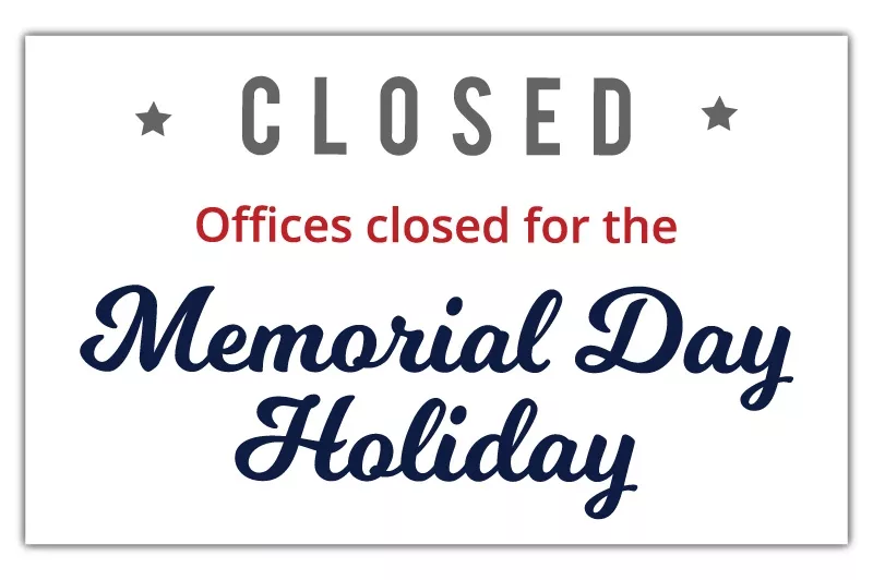 memorial holiday messages to employees