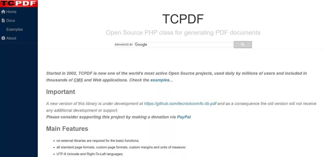 tcpdf php to pdf converter