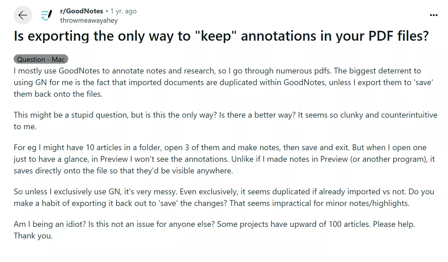 Goodnotes invisibility issue