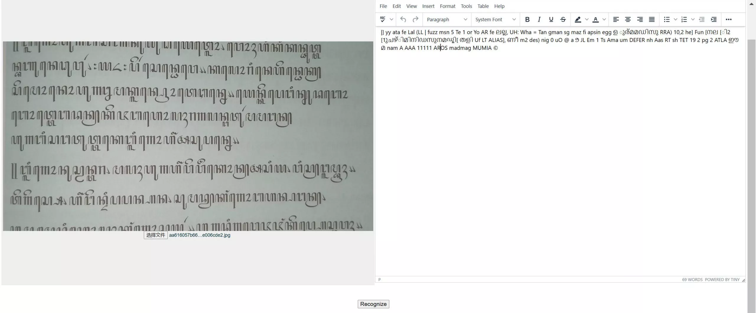 use SMC OCR to extract text