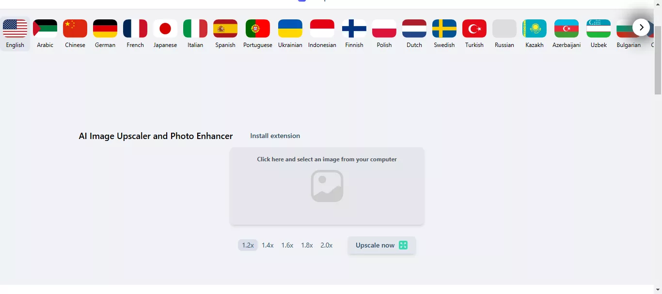 neural writer ai image upscale feature