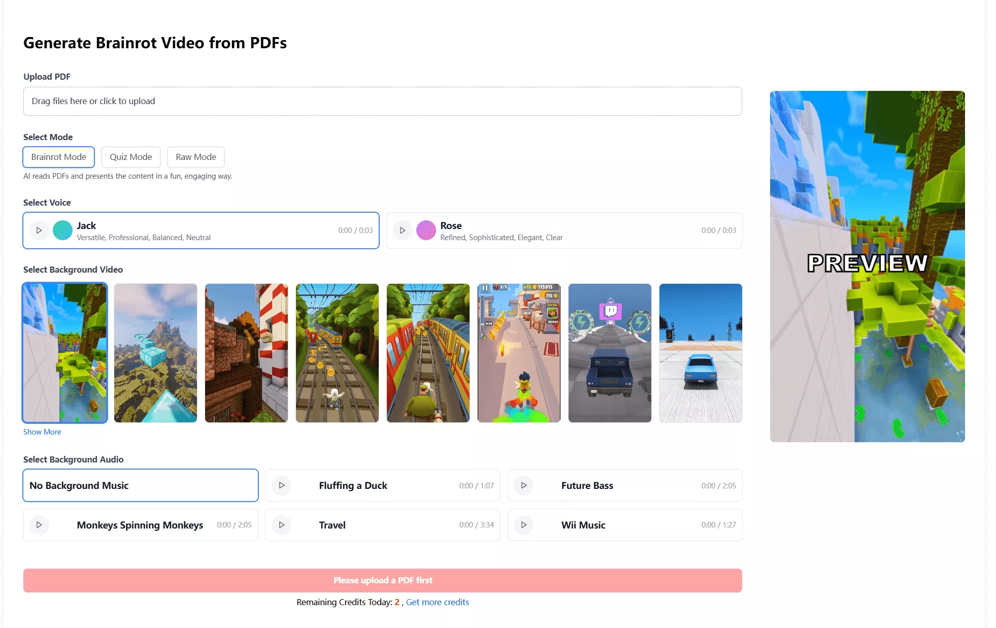 upload pdf to pdf to brainrot-tool