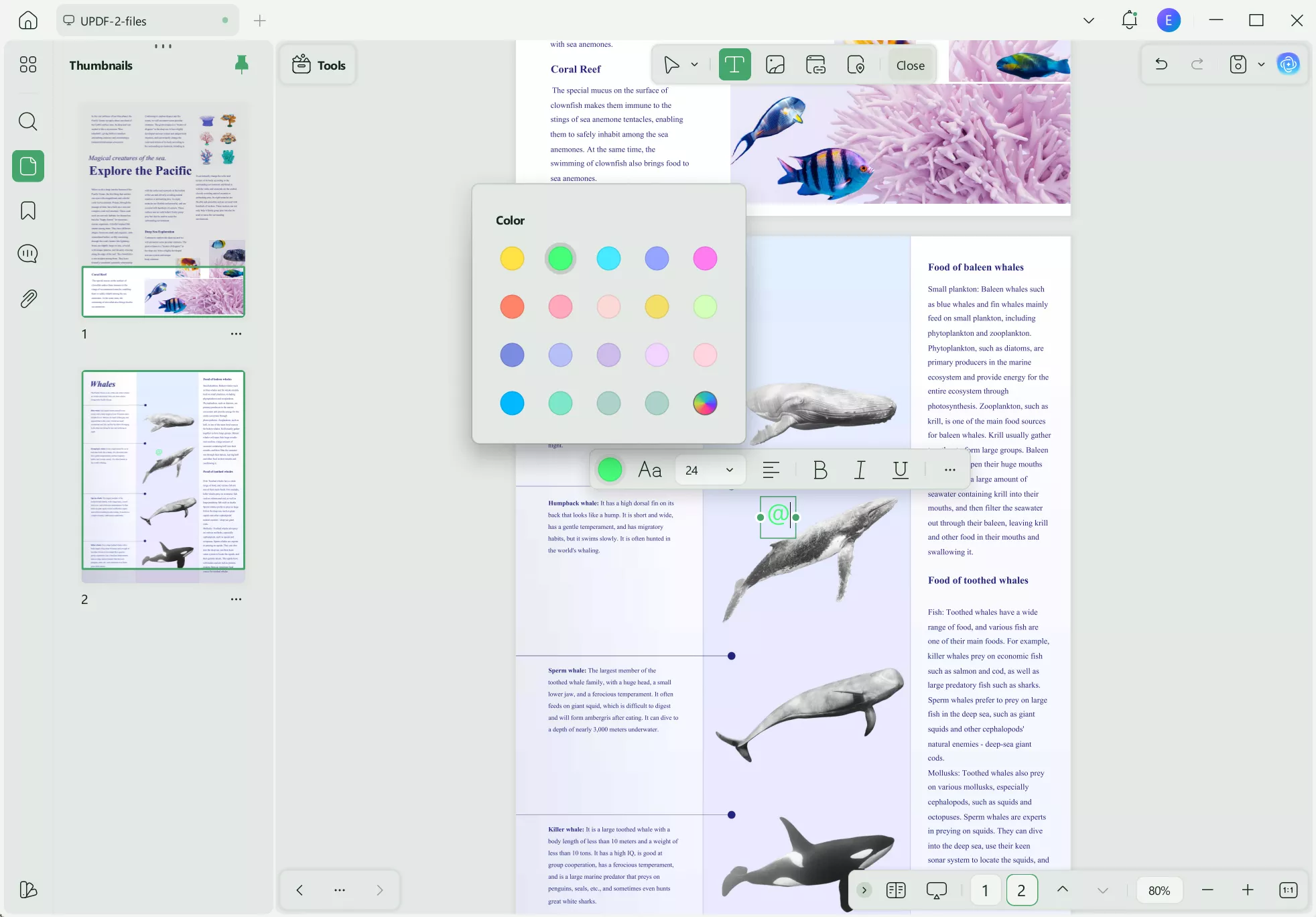 customize the added symbols in pdf