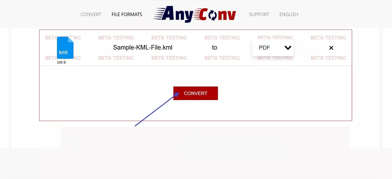 convert kml to pdf anyconv