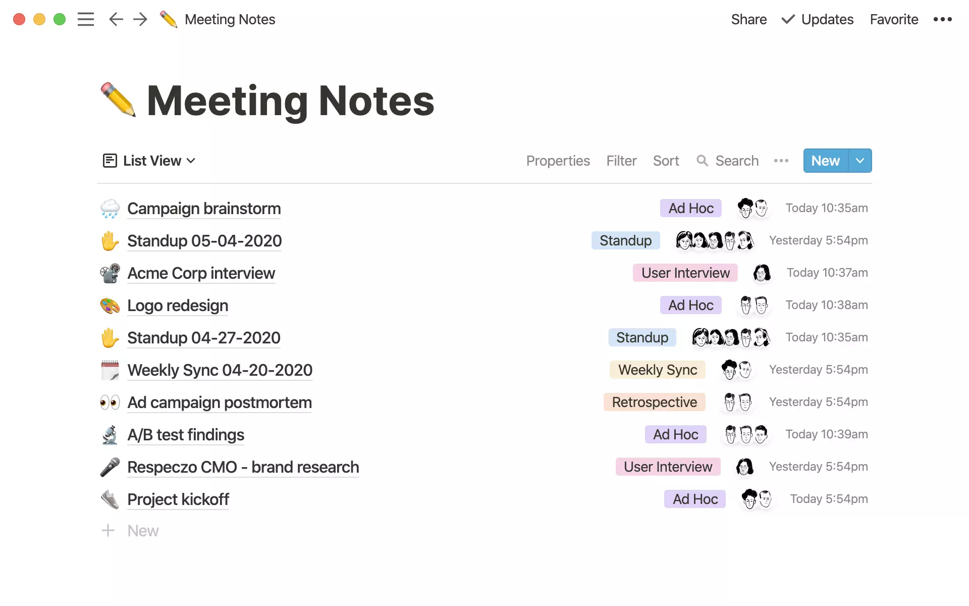 notion for taking notes.
