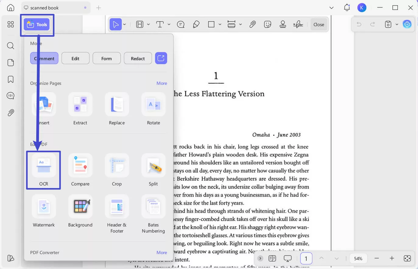 ocr feature updf windows 2