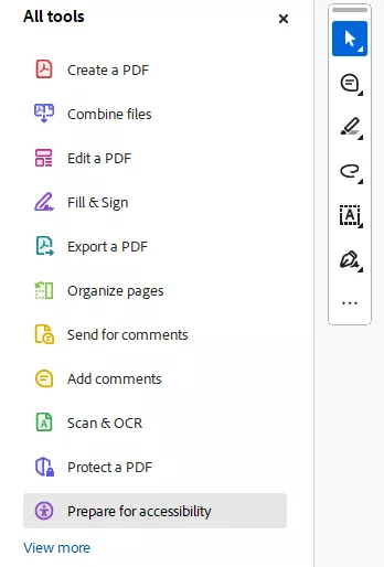 Prepare for accessibility