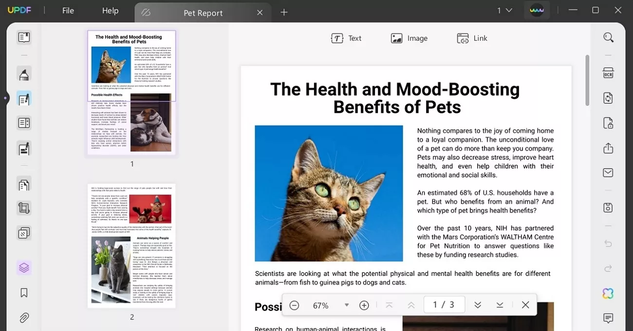 use editing features of updf