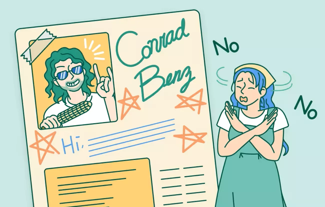 casual photo for resume