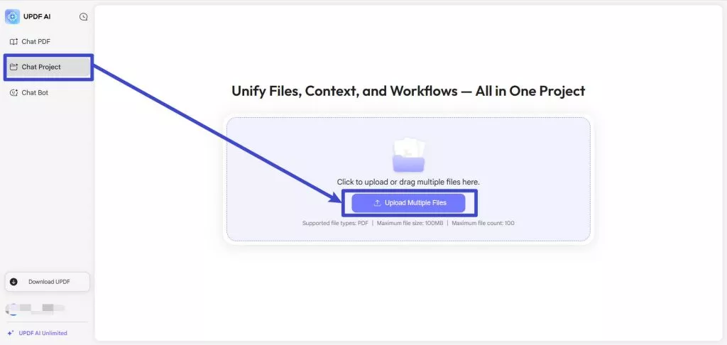 chat with multiple PDFs