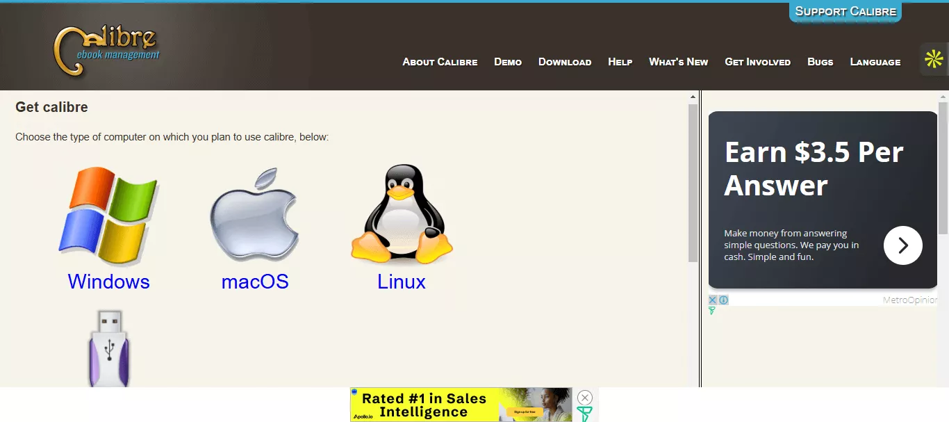 download and install calibre