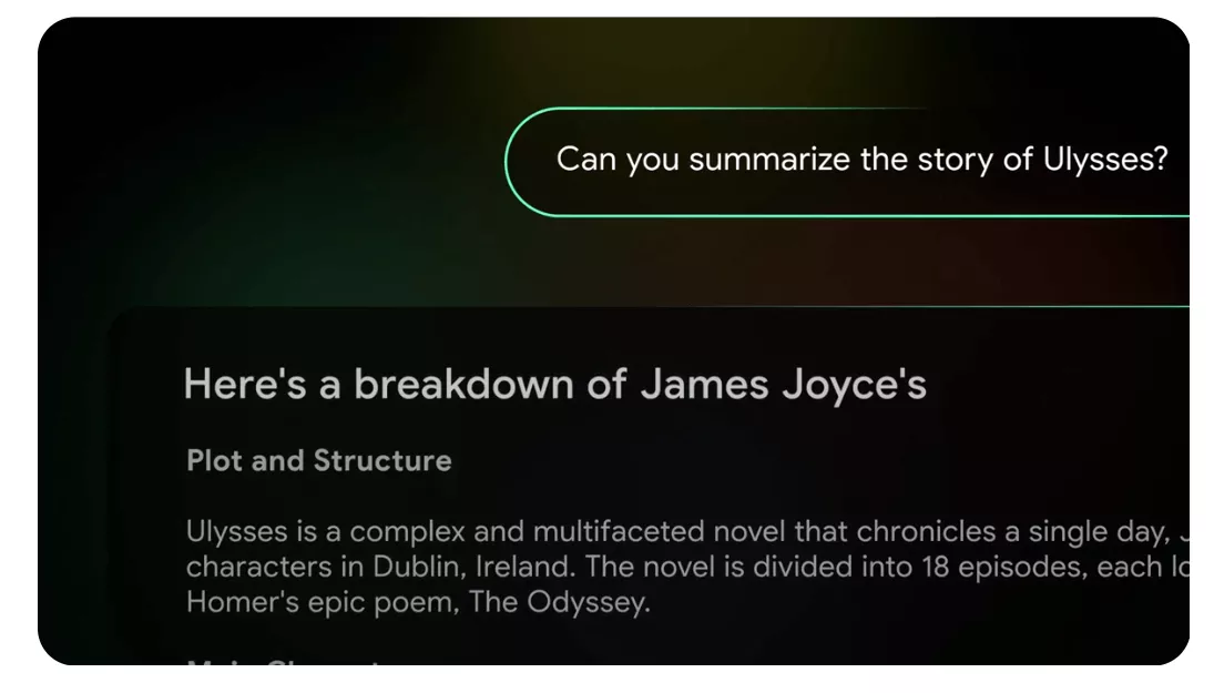 NotebookLM's summarizing capability