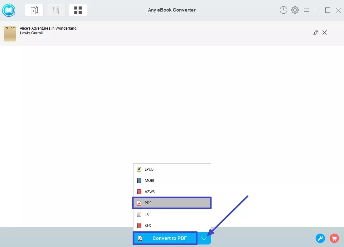 convert ebook to pdf any converter