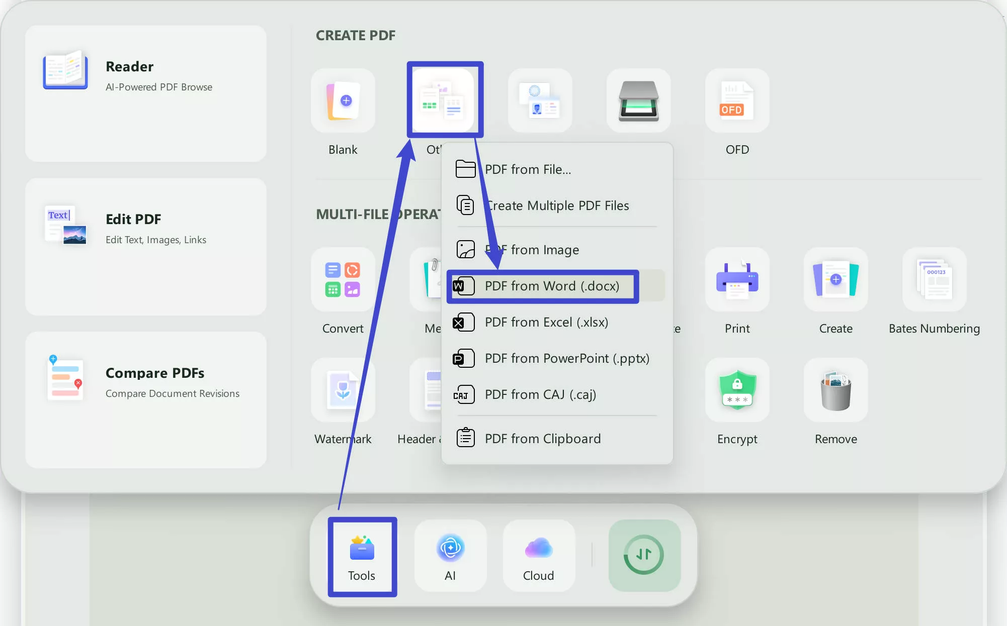 convert word to pdf updf