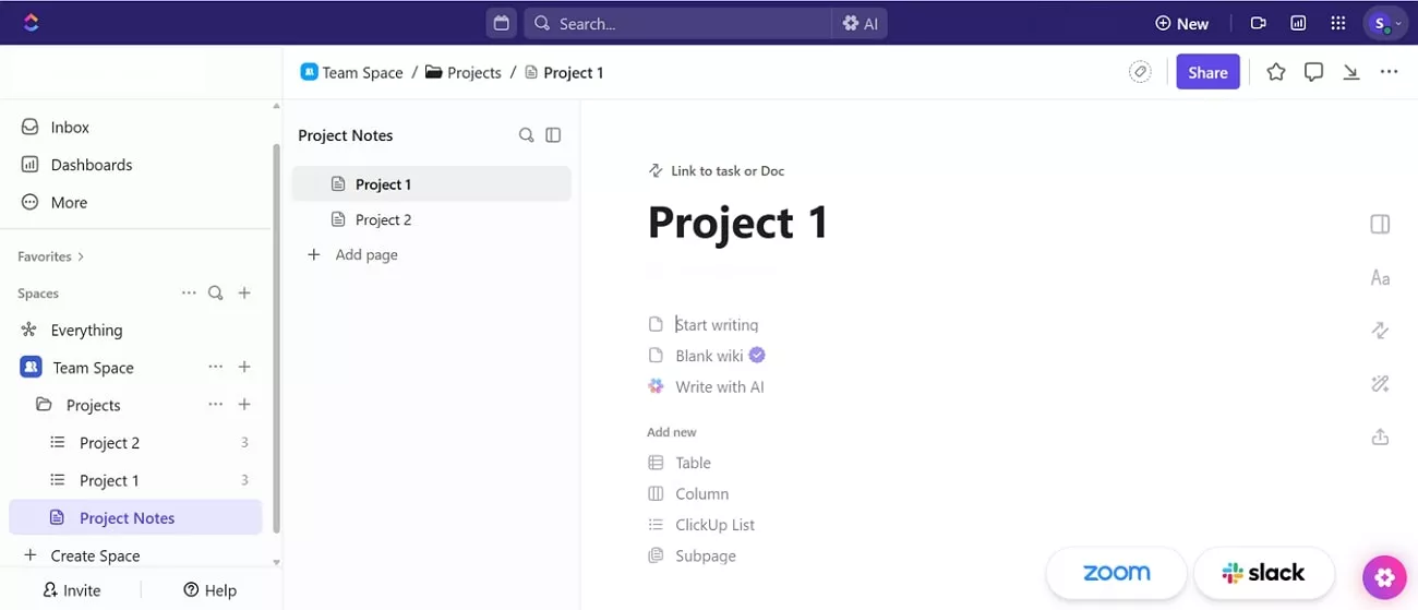 clickup ai report generator