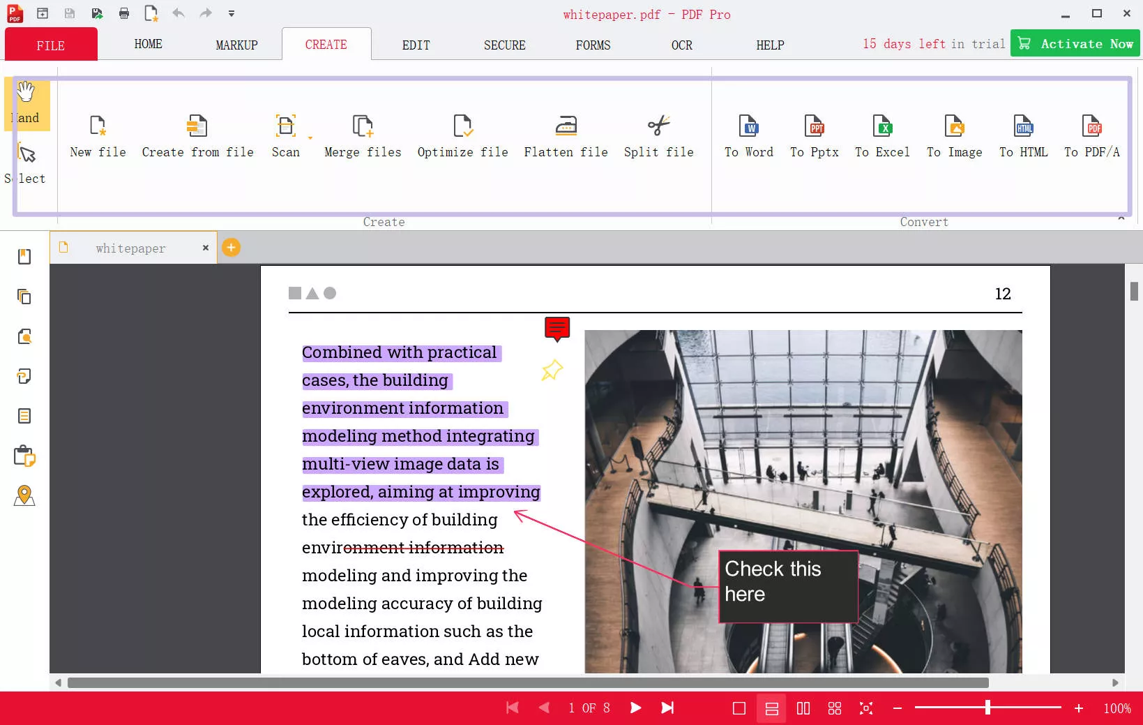 create and convert PDF Pro