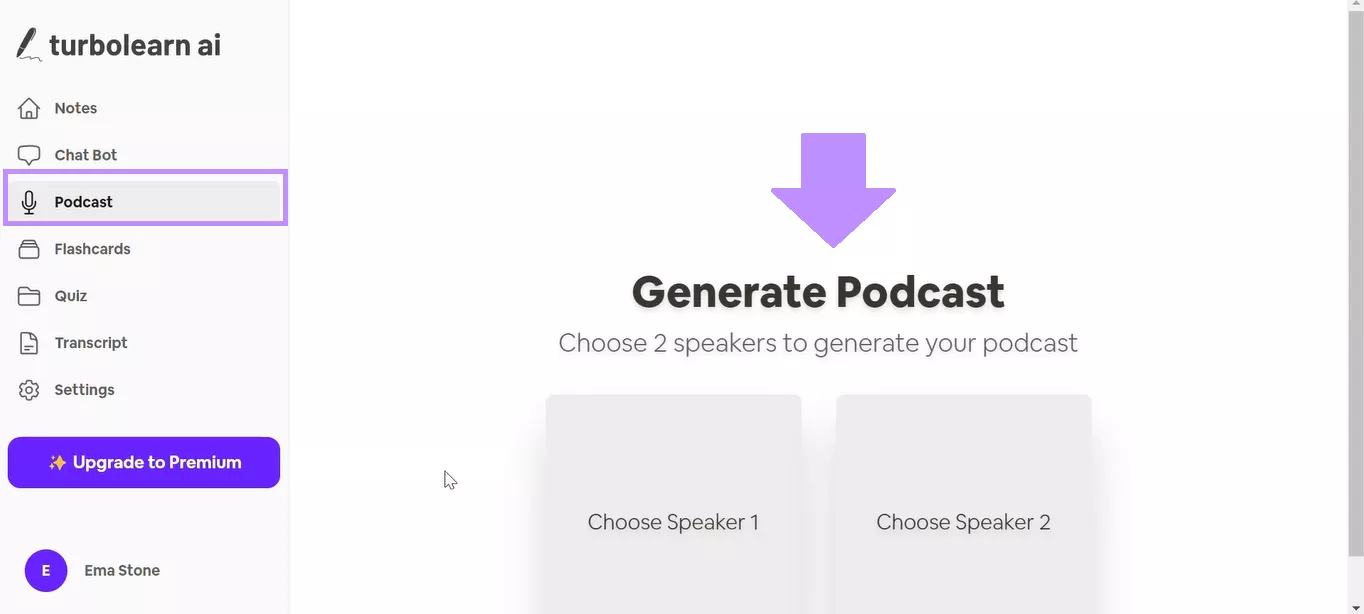 generate your podcast turbolearn ai