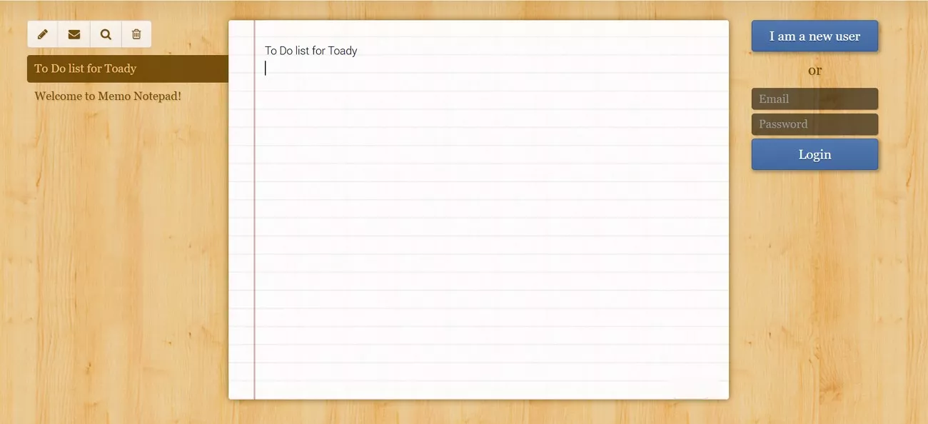 overview of memo notepad