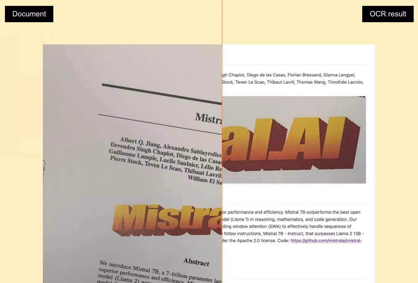 mistral OCR