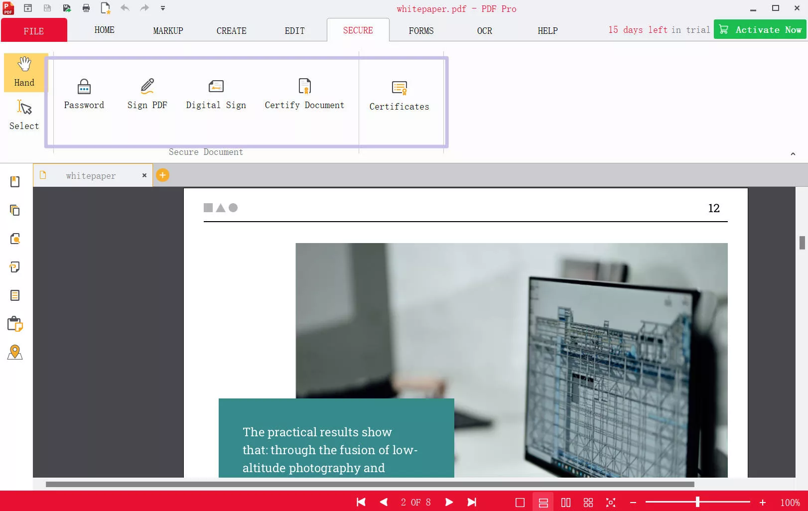 sign and secure pdf pro