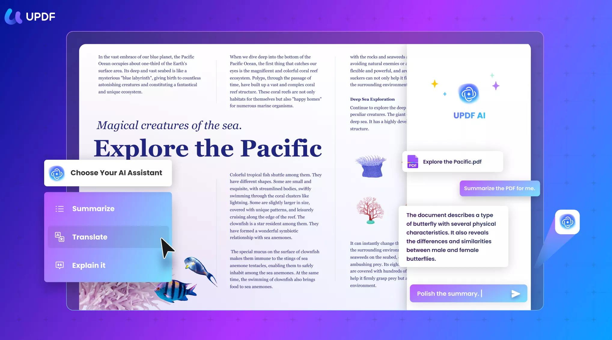 translate PDF new fetaure with UPDF