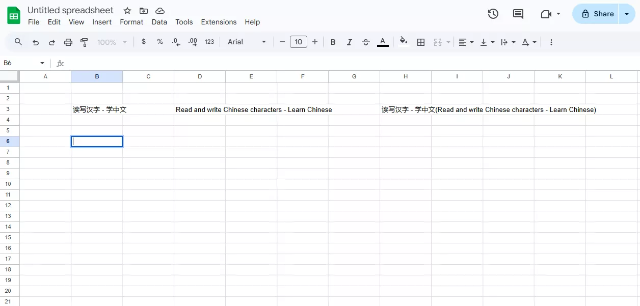 merge original and translated text in cell 