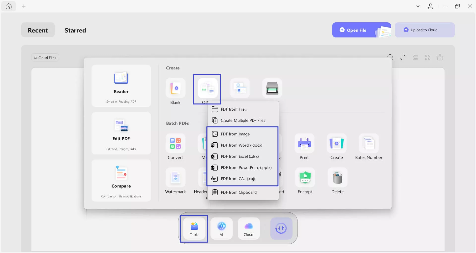 convert other file formats to PDF