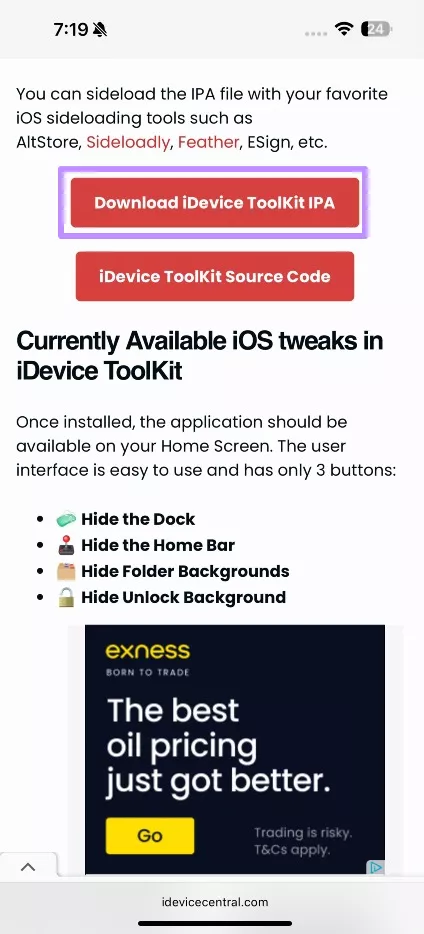 download idevice toolkit ipa