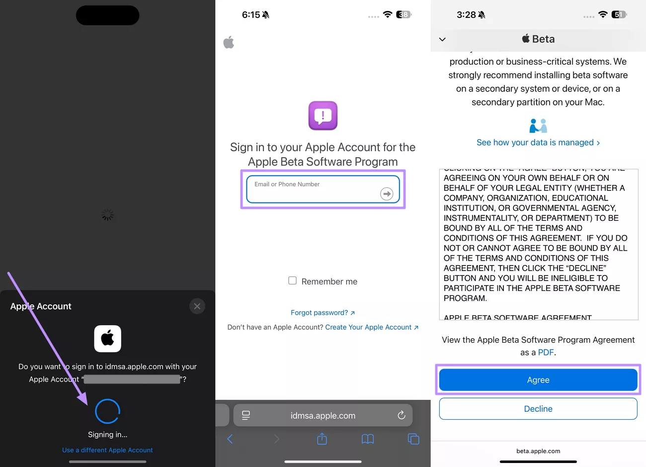 agree to access public beta 