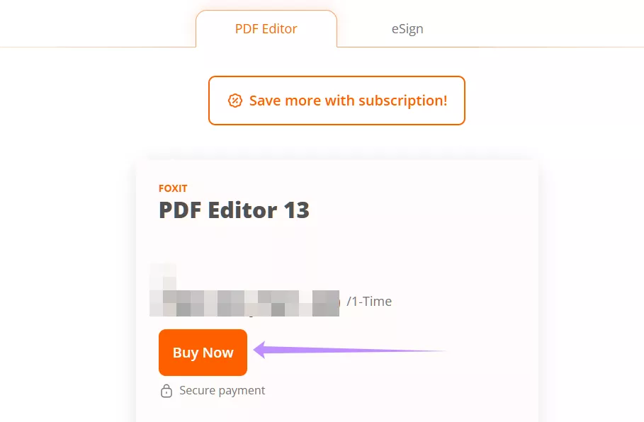 buy foxit perpetual license