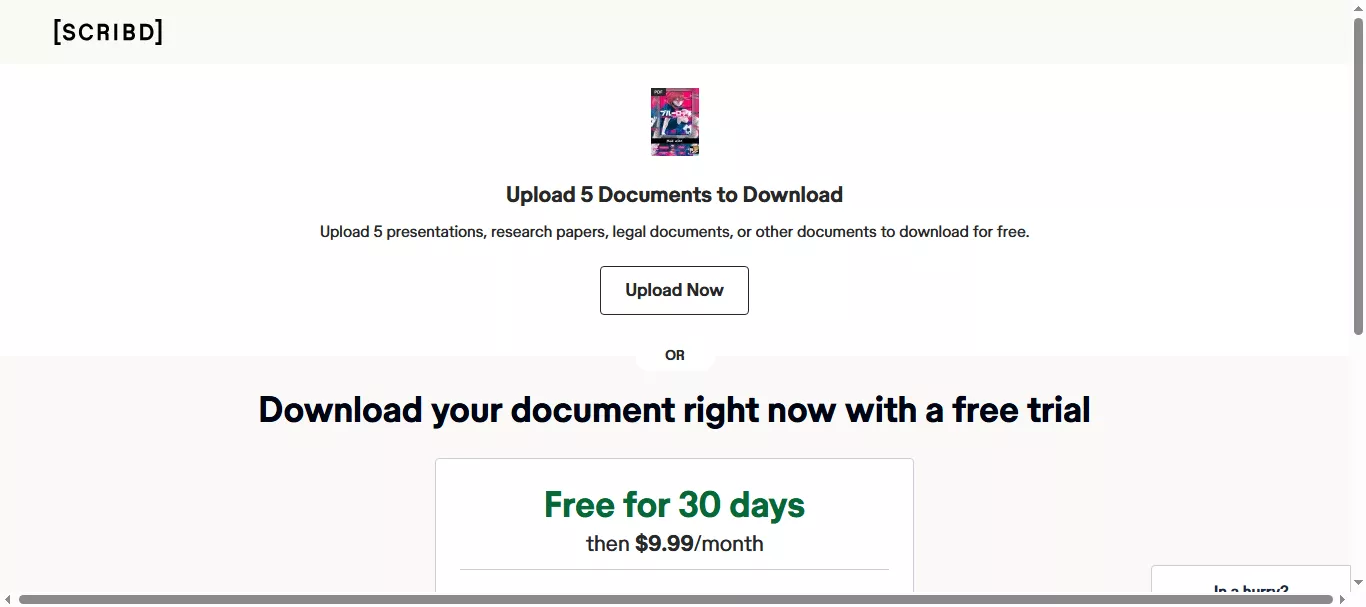 fulfill the requirement or pay to become a member scribd
