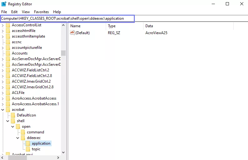 navigate to this path for registry editor