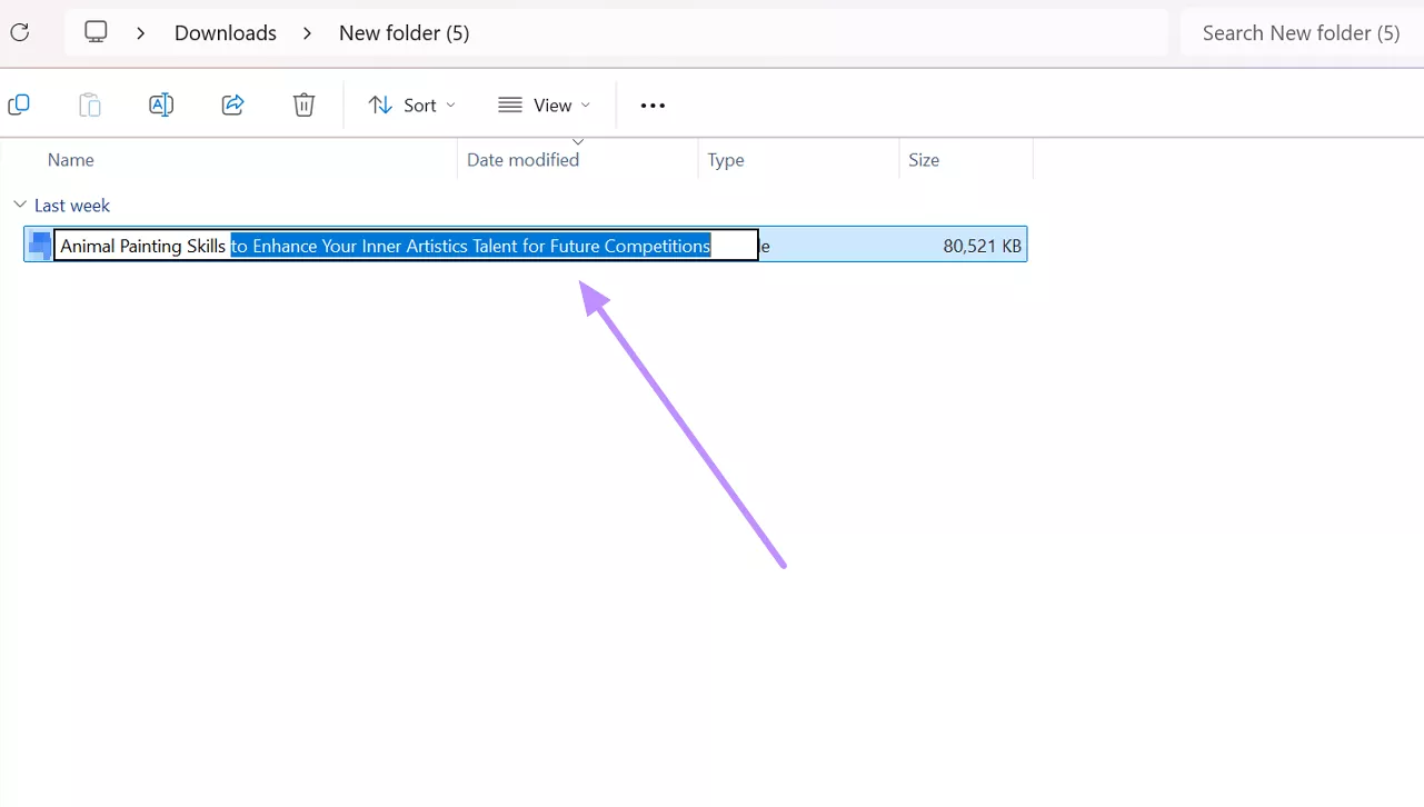 rename your file windows