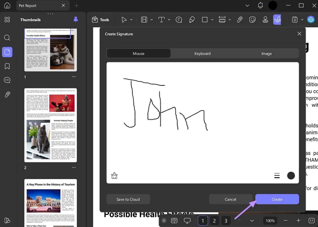 create digital signatures pdf