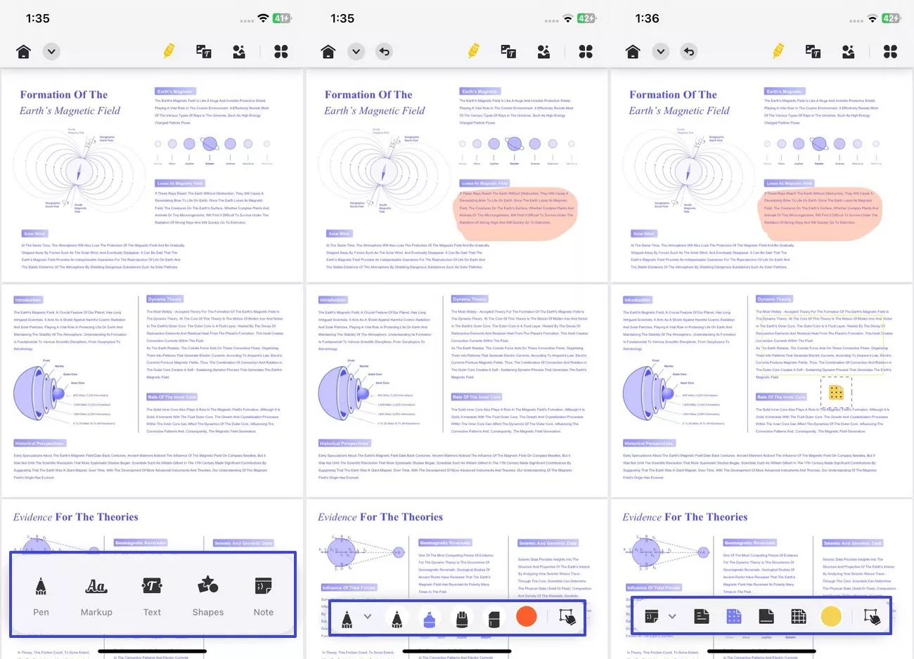 annoate pdf documents in updf