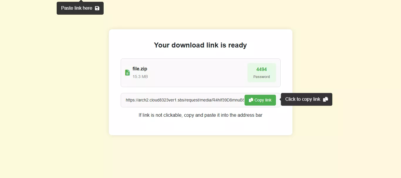 copy and paste the link in the browser's search bar mydocdownloader