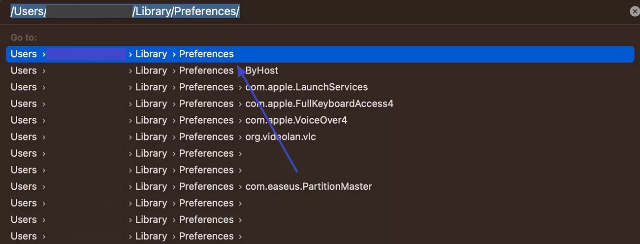 locate library preferences